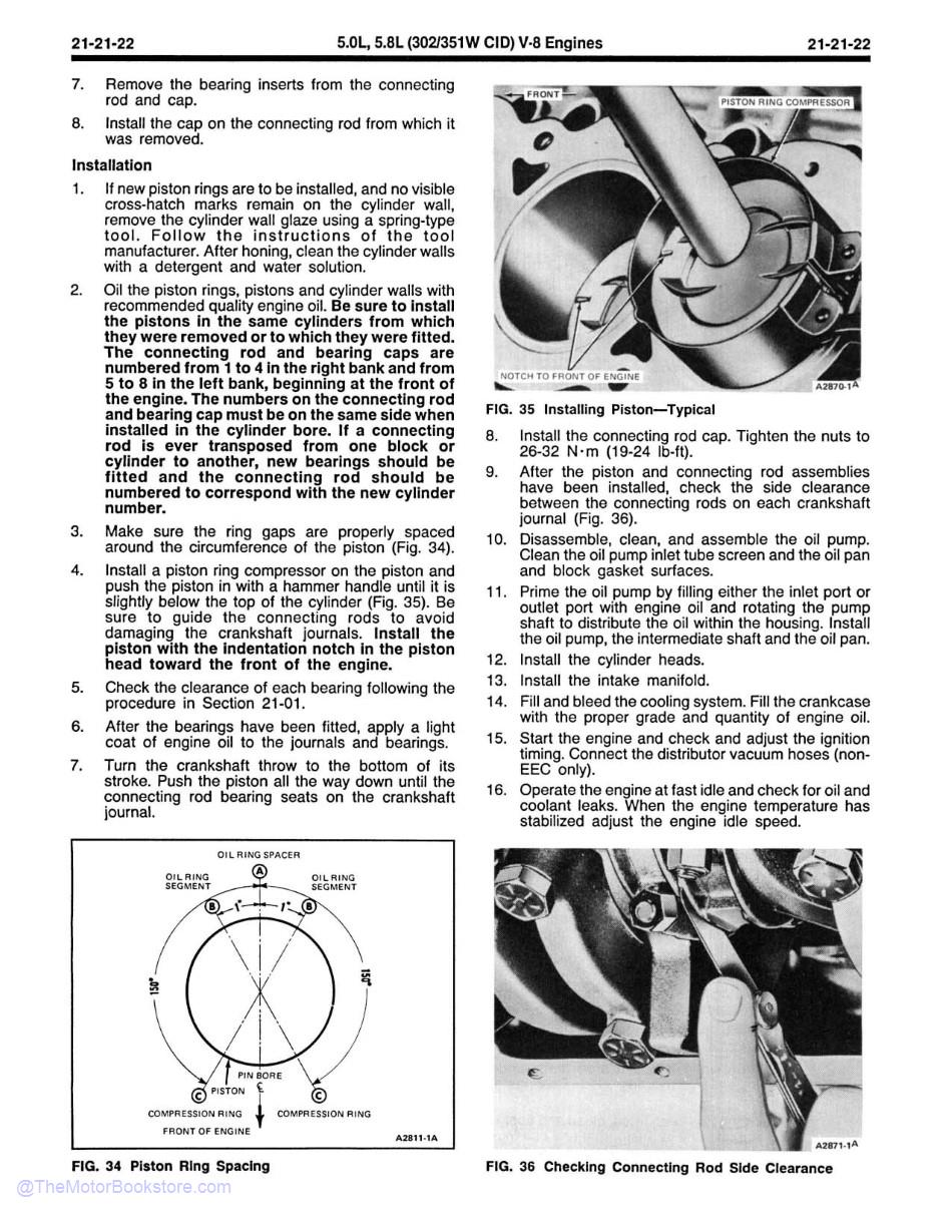 1983 Ford Mustang, Lincoln, Mercury Shop Manual - 3 Volumes - Sample Page 1